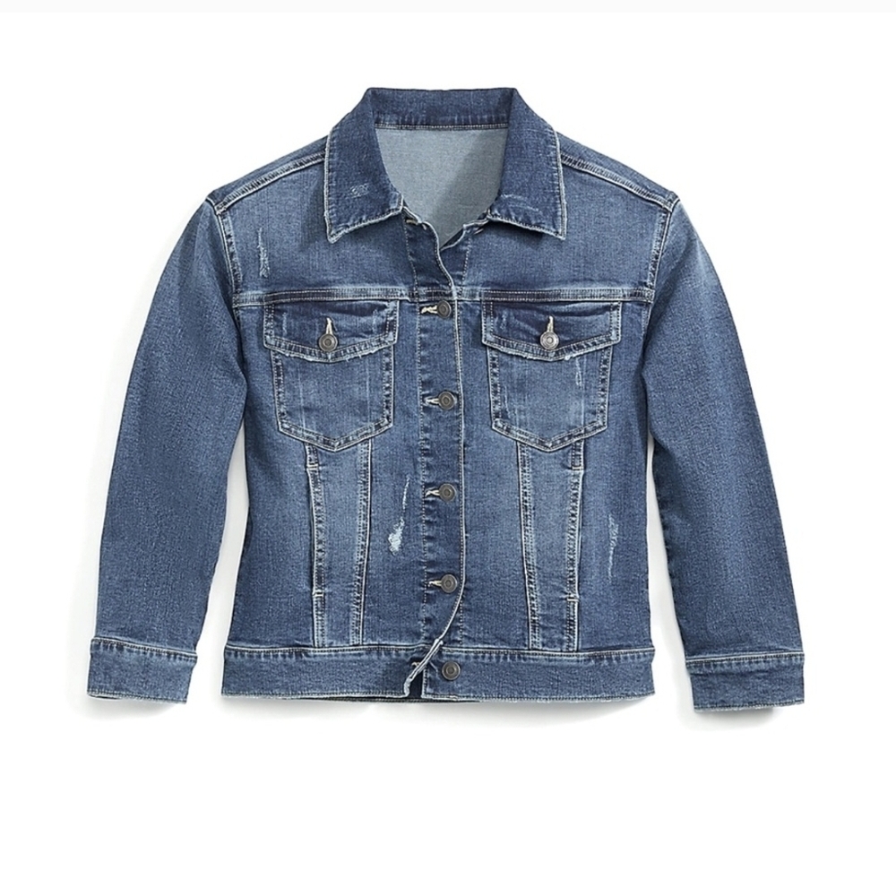 Evsie (By Maurices) Classic Blue Jean Jacket Size Small 9